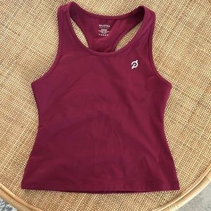 Peloton cadent cropped racer back tank